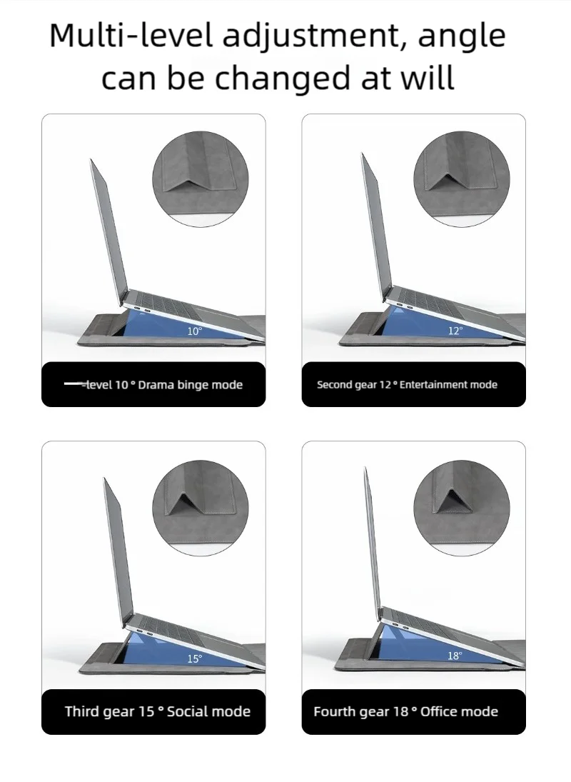Laptop Sleeve Case 13 14 15 15.6 16Inch For Huawei HP DELL Bag For Macbook Air Pro 13 13.6 M4 Notebook Case with stand Men Women Laptop Sleeve Case 13 14 15 15.6 16Inch For Huawei HP DELL Bag For Macbook Air Pro 13 13.6 M4 Notebook Case with stand Men Women