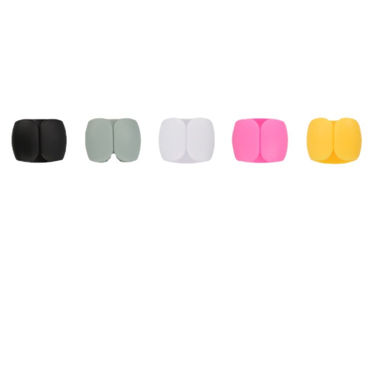 10Pcs/lot Simple Cable Winder Desk Tidy Organiser Wire Cord USB Charger Cord Holder Cable Clip