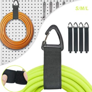 1/5/10PCS Triangle Buckle Wire Manager Power Cord Management Nylon Belt Keychain Heavy Cord Storage Straps for Cable Hoses