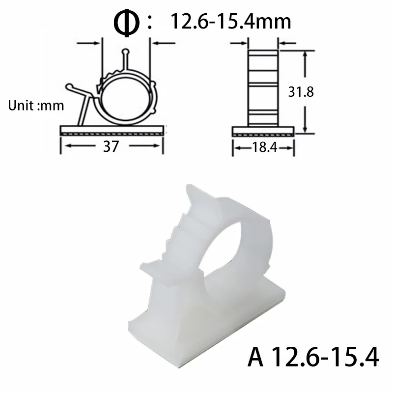 White A 12.6-15.4mm
