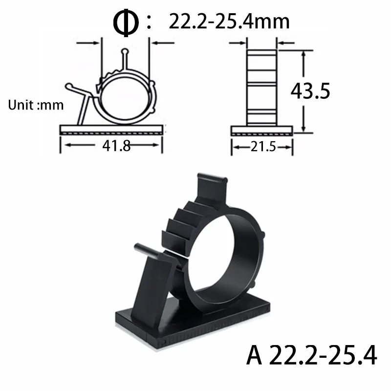 Black A 22.2-25.4mm