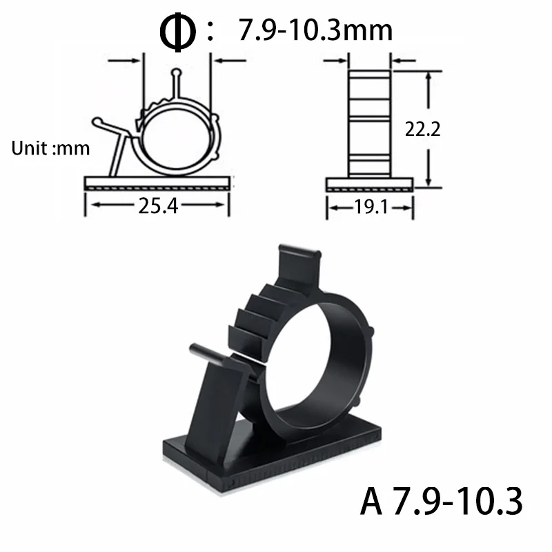Black A 7.9-10.3mm