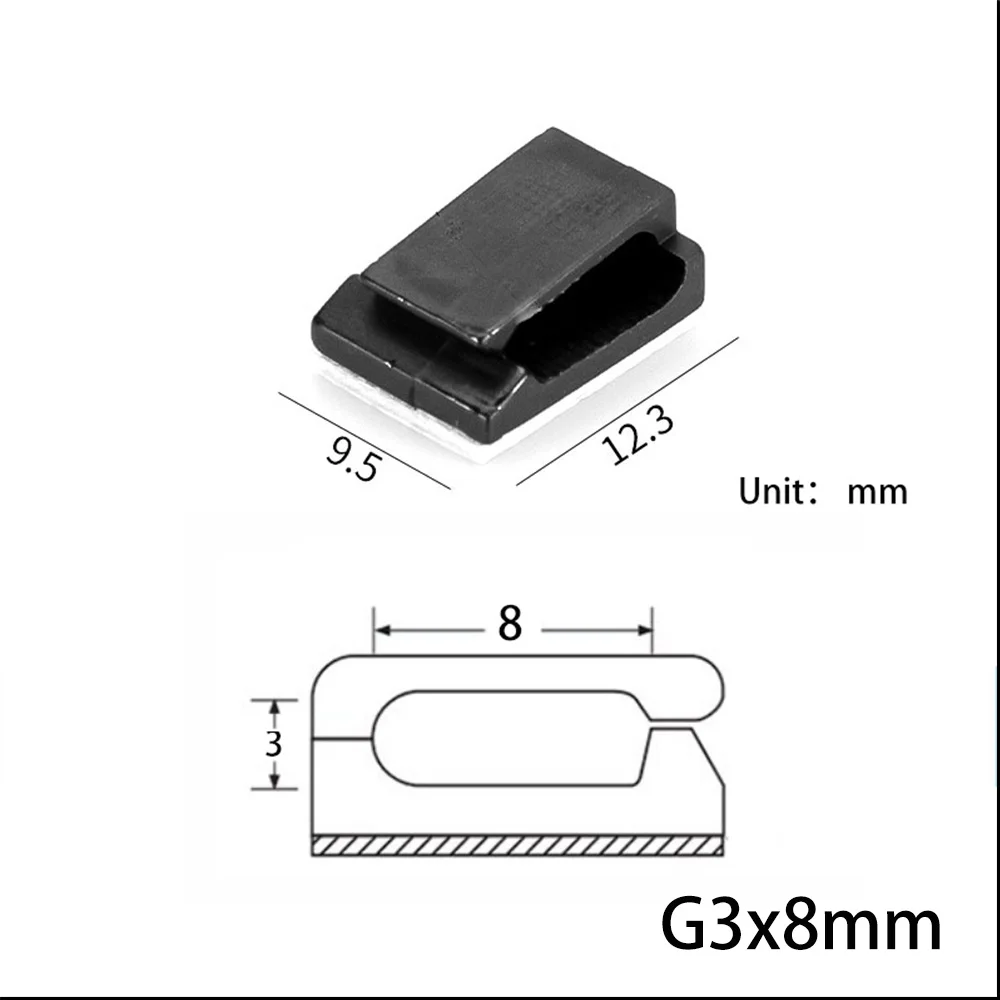 Black G 3x8mm